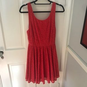 Urban Outfitters Plunge Back Lace Dress